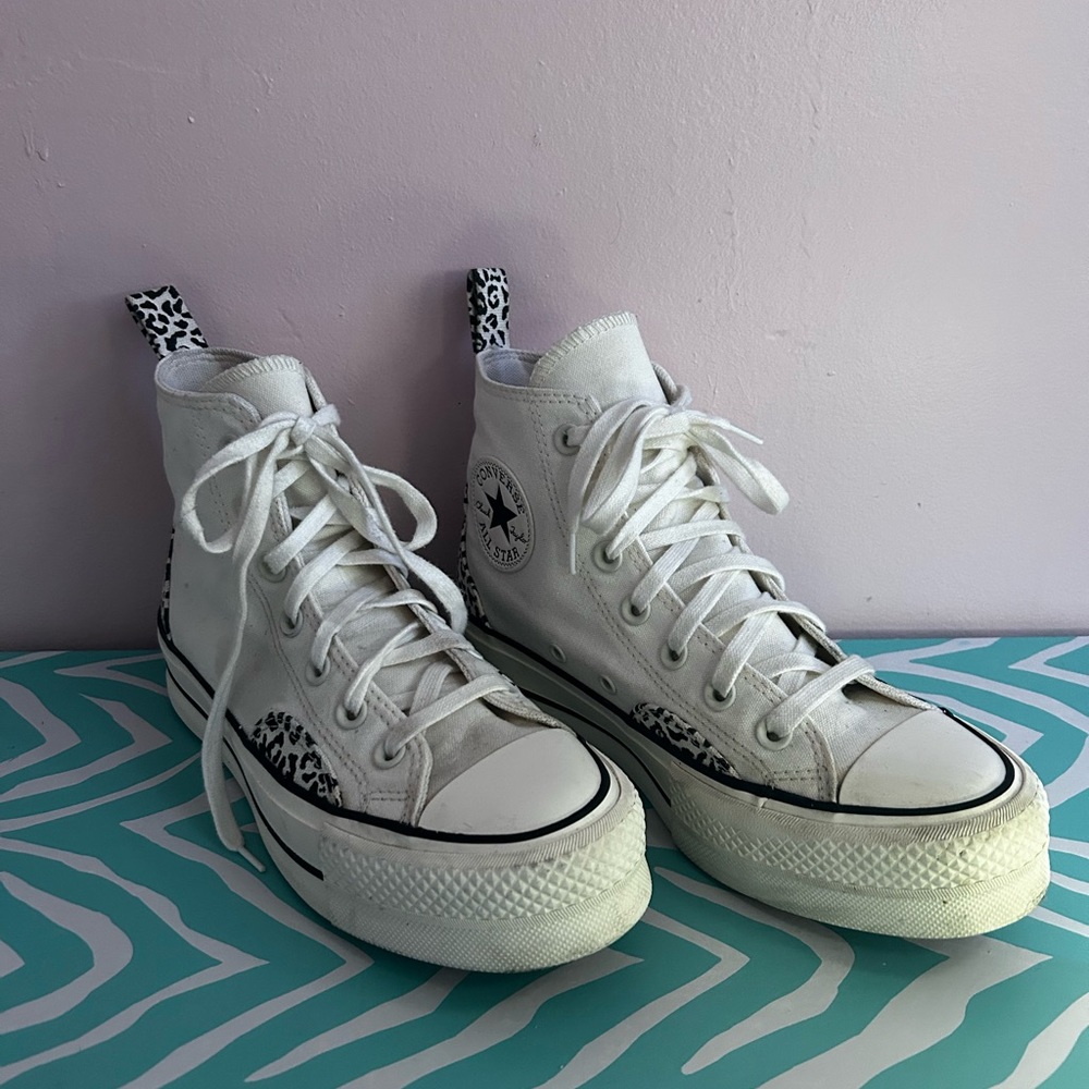 ANIMAL PRINT PLATFORM CONVERSE